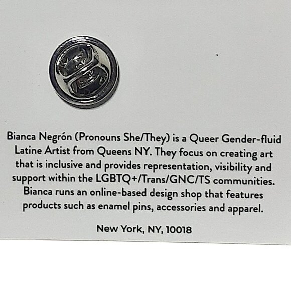 🏳️🌈 “Respect My Pronouns” Enamel Pin – LGBTQ+ Pride Awareness Badge 🌈 - Picture 5 of 6